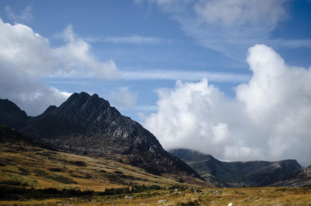 Snowdonia mountains in Wales