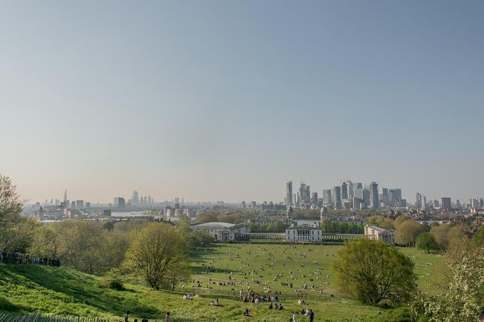 View across Greenwich Park, London