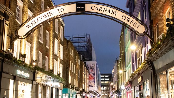 A Soho street scene, London