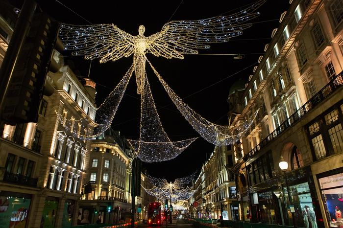Regent Street lights, London